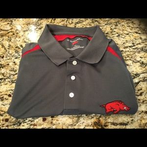 2xl Arkansas razorbacks polo gently used
